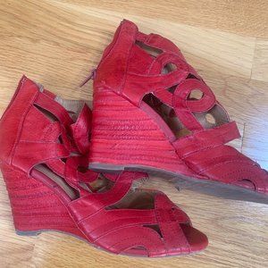 Miz Mooz Red Sandals